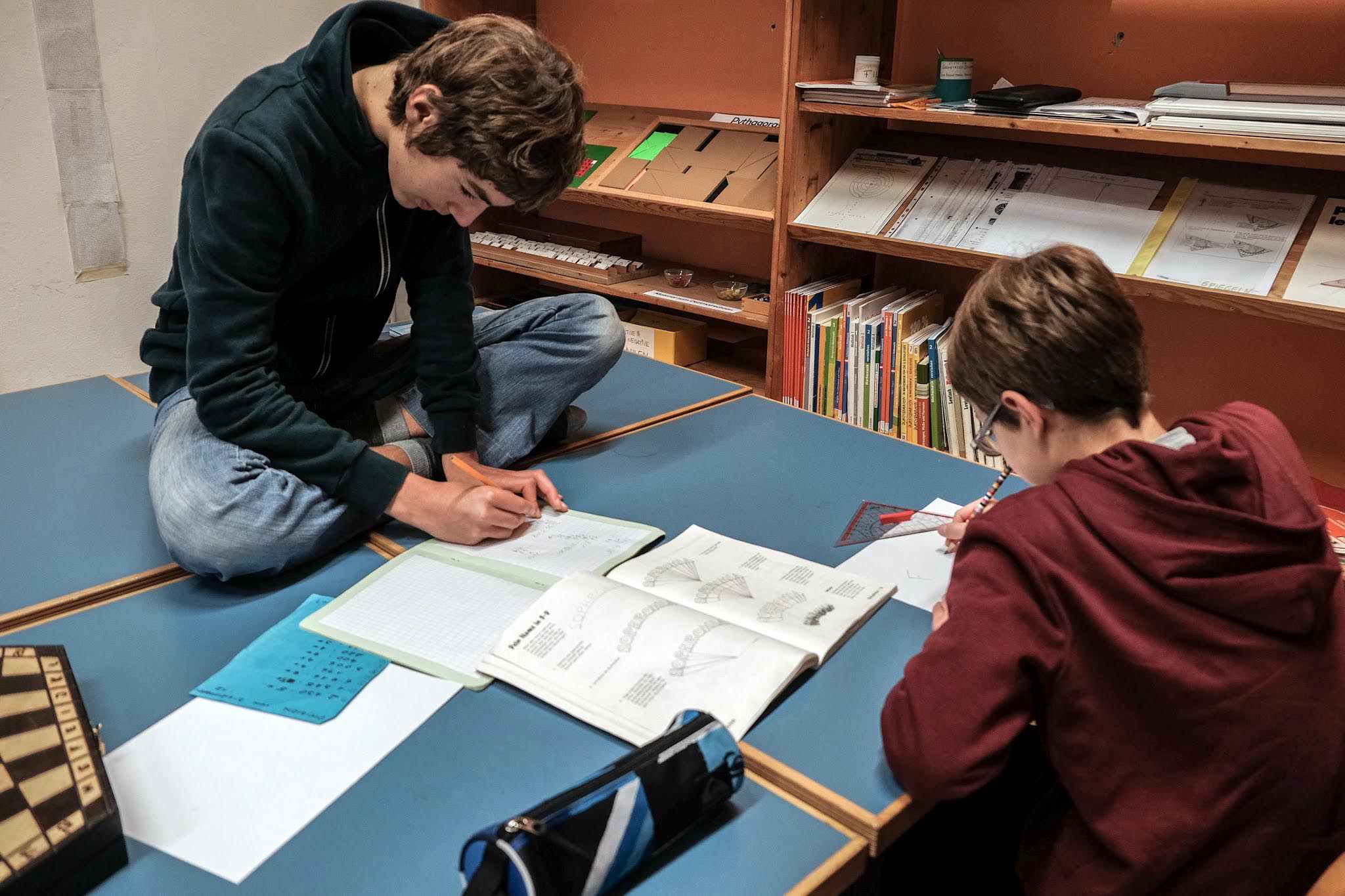 studierwerkstatt, Mathebereich, Lernwerkstatt im Wasserschloss Pottenbrunn 